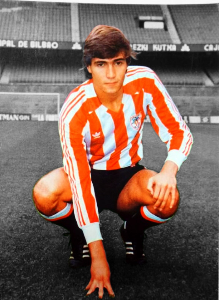 Julio Salinas jugador del Athletic